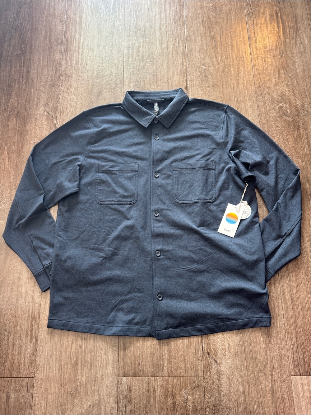 VUORI Coronado Shirt Jacket Midnight Heather Men’s Size XXL NWT Shacket